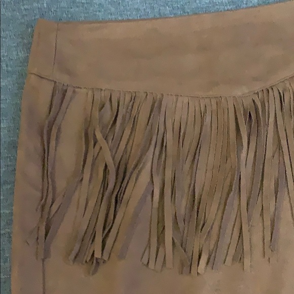 Soft brown mini skirt Size 3 - Picture 2 of 4